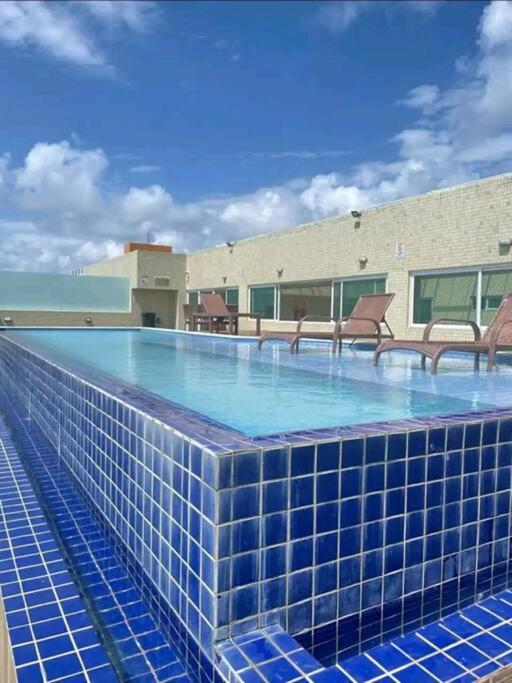 Flat Bello Plaza - Piscina Com Vista Da Orla Cabedelo Buitenkant foto