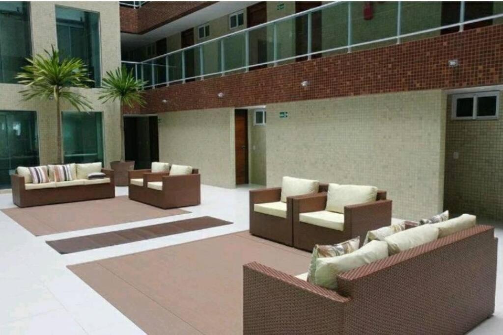 Flat Bello Plaza - Piscina Com Vista Da Orla Cabedelo Buitenkant foto