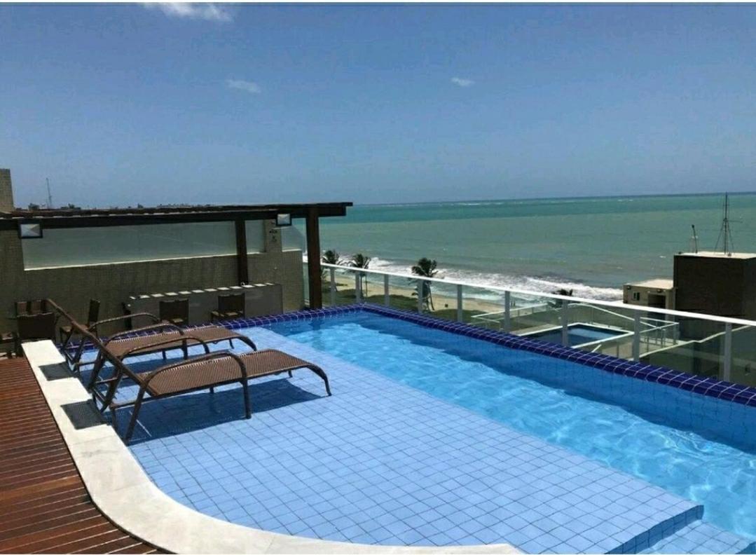 Flat Bello Plaza - Piscina Com Vista Da Orla Cabedelo Buitenkant foto